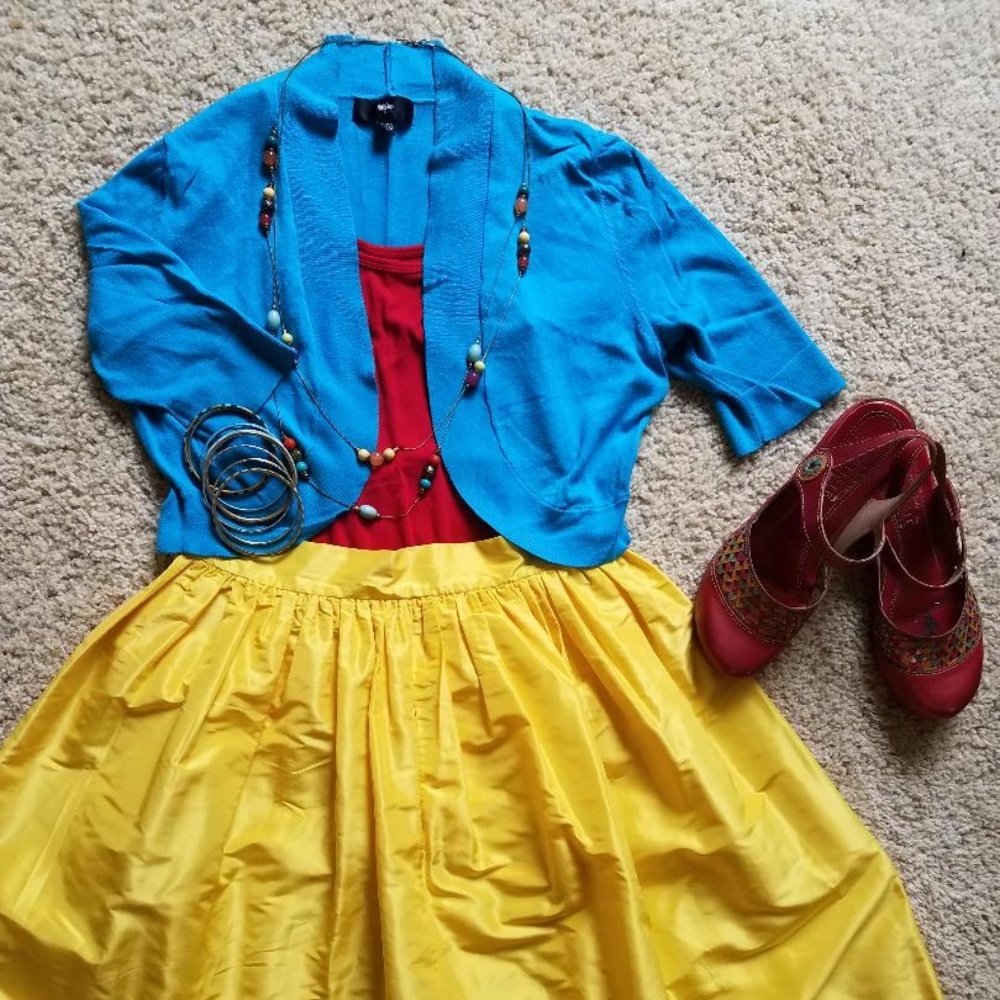 Bright Blue Shrug